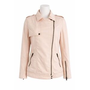 Banana Republic  Moto Jacket Blush Lightweight Size Medium Quiet Luxury Elegant